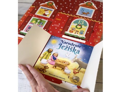 Adventný kalendár plný kníh