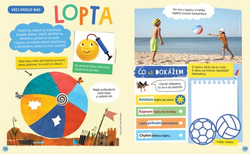Koliesko LETO – hravé úlohy s nálepkami