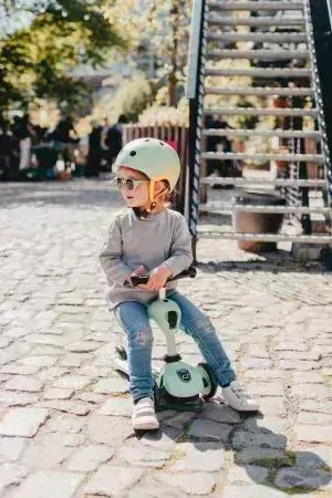 Scoot & Ride Odrážadlo kolobežka 2v1 Highwaykick 1 kiwi