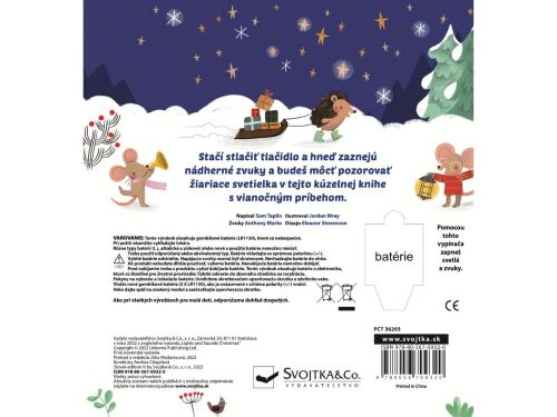 Svetlo a zvuky Vianočná kniha