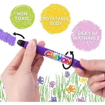 Tookyland Jemné voskovky umývateľné 12 ks