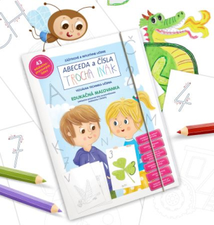 TROCHA INAK Edukačná maľovanka Abeceda a Čísla
