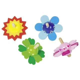 Goki Drevený vĺčik Kvietok 1 ks