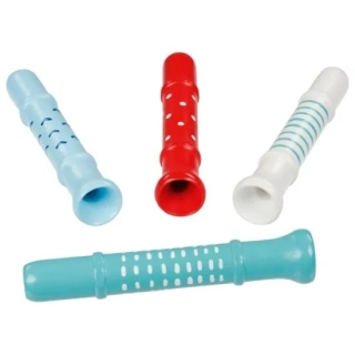 Goki Detská drevená píšťalka so vzorom 1 ks