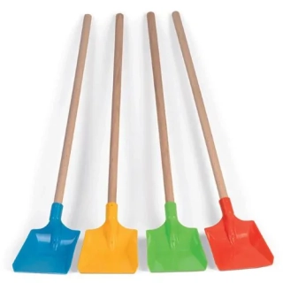 Wiky Detská lopata s drevenou rúčkou 77 cm - rôzne farby