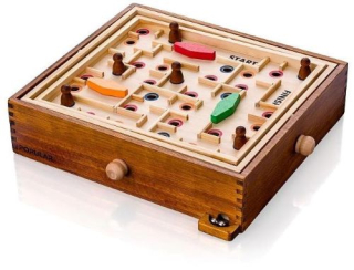 Woody Naklápací labyrint s guličkou Popular