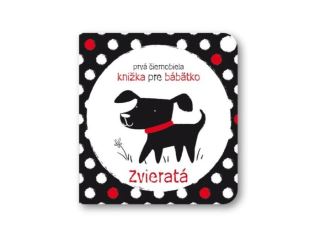 Prvá čiernobiela knižka pre bábätko Zvieratká