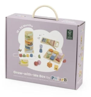 Viga Drevené aktivity v kufríku 18-24 mesiacov PolarB