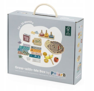 Viga Drevené aktivity v kufríku 24-36 mesiacov PolarB