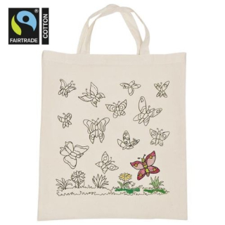 Goki Bavlnená taška na vymaľovanie Motýle 1 ks