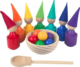 2Kids Toys Dúhové bábiky s loptičkami 7 farieb
